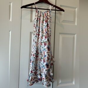 Superdown XS floral ruffle mini dress